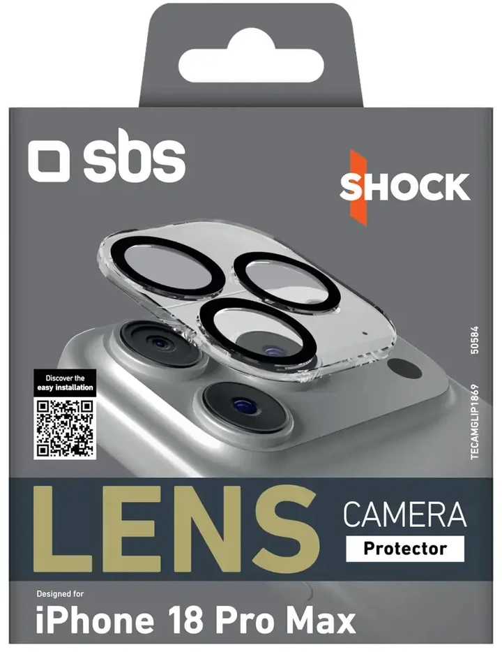 SBS Lens Camera Protector for iPhone 18 Pro Max