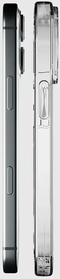SBS plonas dėklas, skirtas iPhone 16 Plus - permatomas