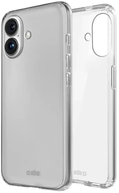SBS plonas dėklas, skirtas iPhone 16 Plus - permatomas