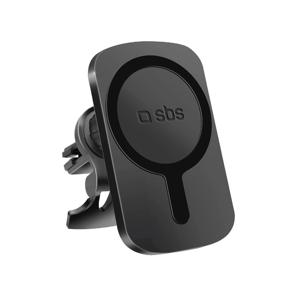 SBS TESUPWIR15WMS išmaniojo telefono laikiklis su įkrovikliu, suderinamas su MagSafe - juodas