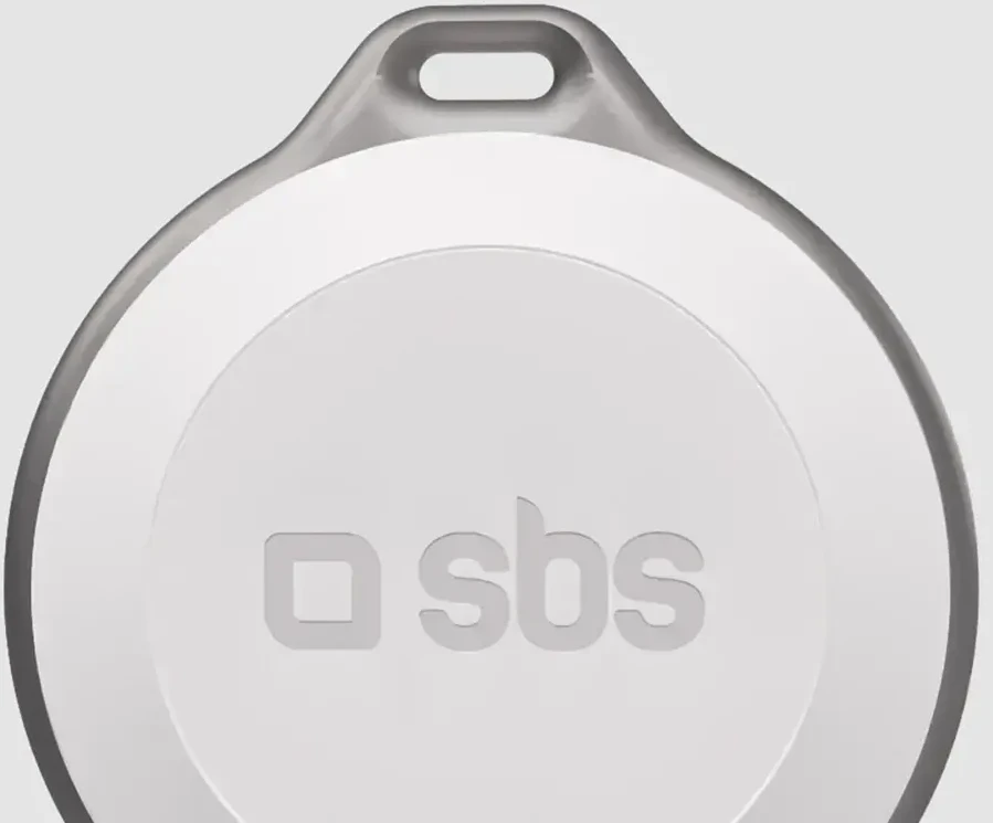 SBS Track My Circle atsparus vandeniui IP65 lokatorius, suderinamas su Apple Find My™ ir Baltas