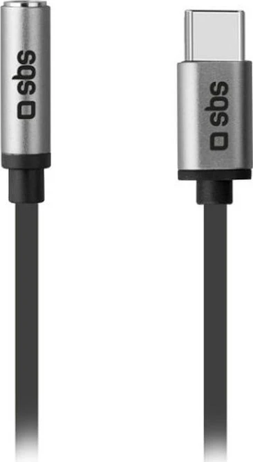 SBS Mobile SBS USB-C zu 3,5 mm Klinke adapteris juodas