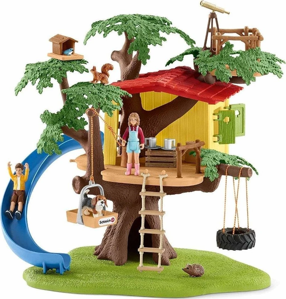 SCHLEICH „Naminiai gyvūnai“ Rinkinys - Namelis Medyje