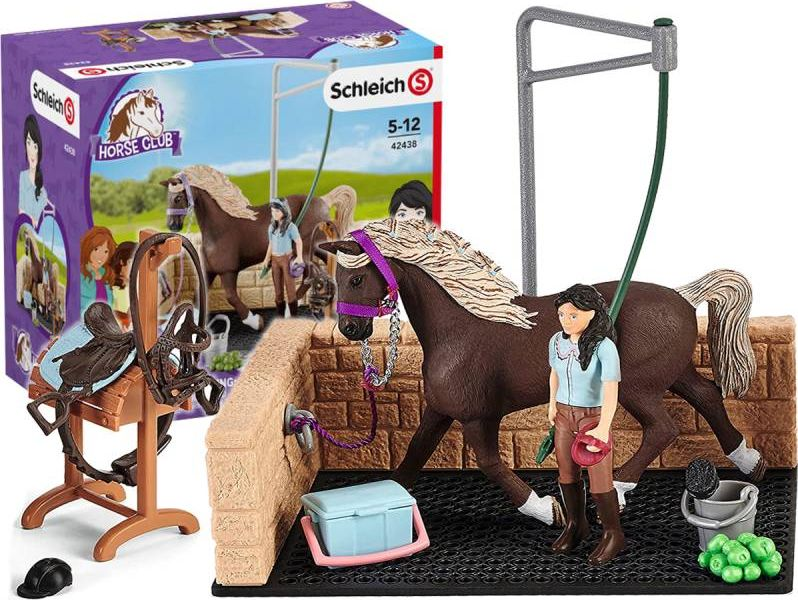SCHLEICH HORSE CLUB Plovykla su Emile ir Luna iš „Žirgų klubo“