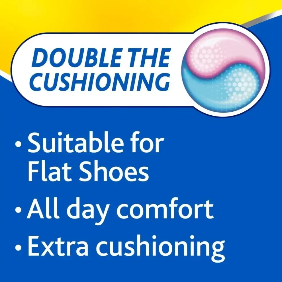 Scholl GelActiv Flat Shoes geliniai vidpadžiai batams plokščiu padu 1 pora