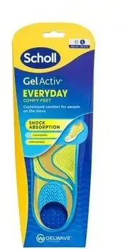 Scholl Gelio įdėklai batams „GelActiv Everyday Insoles“ 1 pora
