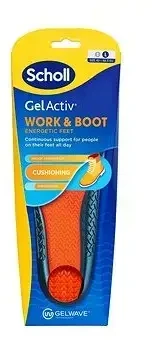 „Scholl“ ortopediniai batų įdėklai „GelActiv Work & Boot“ (batų įdėklai) 1 pora