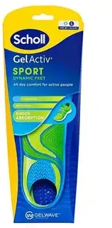 Scholl Gelio įdėklai batams „GelActiv Sport“ vidpadžiai (1 pora)