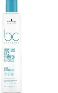 Drėkinamasis plaukų šampūnas Schwarzkopf Professional Bonacure Moisture Kick Šampūnas Glycerol 250ml