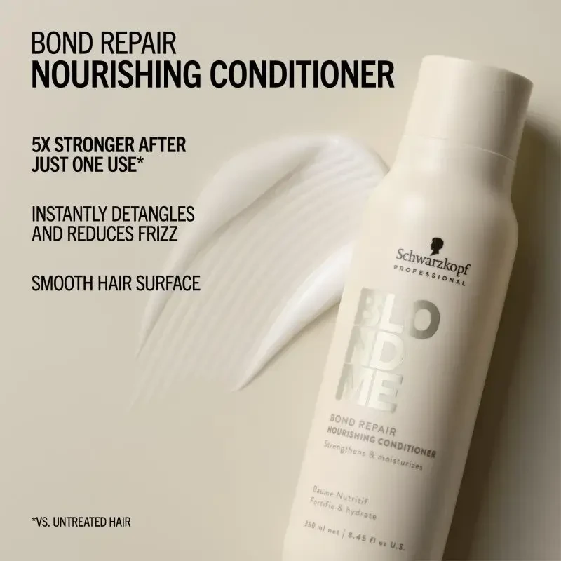 Schwarzkopf Professional BlondMe Bond Repair maitininantis Conditioner maitinantis kondicionierius šviesiems plaukams, 250 ml