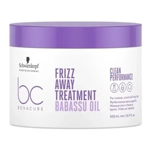 Plaukų kaukė Schwarzkopf Professional Bonacure Frizz Away Treatment with Babassu Oil 500ml