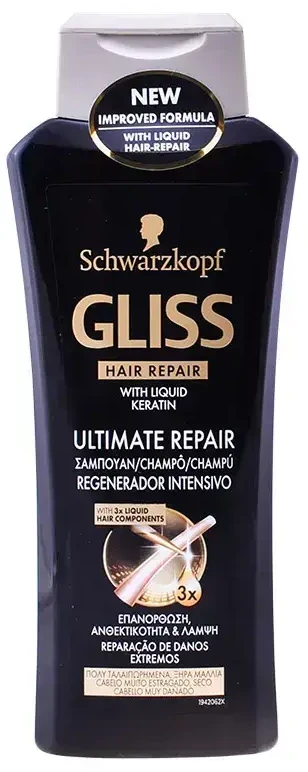 Schwarzkopf Gliss Ultimate Repair Šampūnas, 400 ml