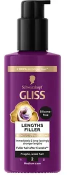 SCHWARZKOPF Gliss Full Hair Wonder užpildantis kremas ploniems, silpniems ir neapimtiniems plaukams 100 ml