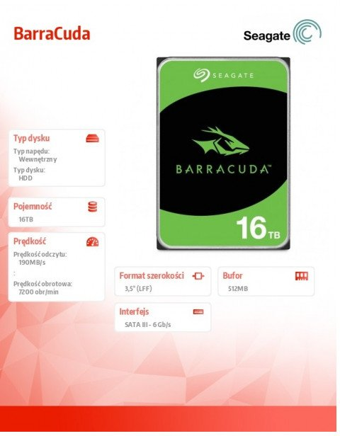 Seagate BarraCuda 16TB