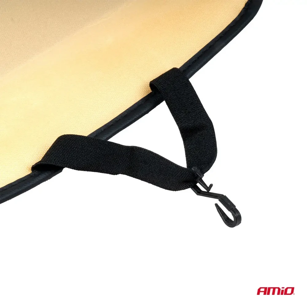 Amio Automobilio sėdynės kilimėlis su karoliukais 147 x 48 cm - juoda