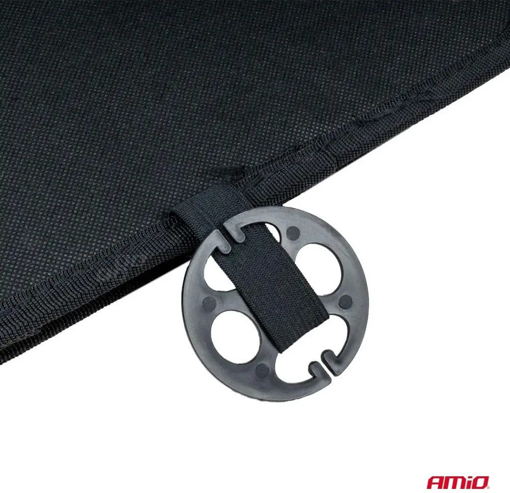 Amio Automobilio sėdynės kilimėlis su karoliukais 126 × 44 cm - juoda