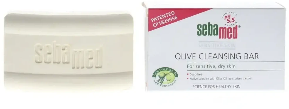 Sebamed Olive Cleansing Bar alyvuogių plovimo batonėlis 150g