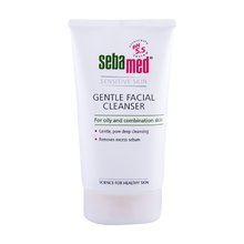 Sebamed Gentle Facial Valiklis švelnus valomasis gelis riebiai ir mišriai odai 150ml
