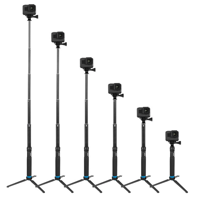 Asmenukių lazda / trikojis Telesin, skirtas sporto kameroms (GP-MNP-090-S)