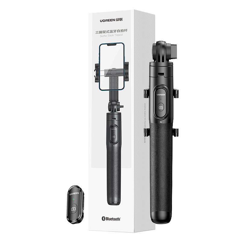 Selfie stick trikojis su Bluetooth nuotolinio valdymo pulteliu UGREEN 15062