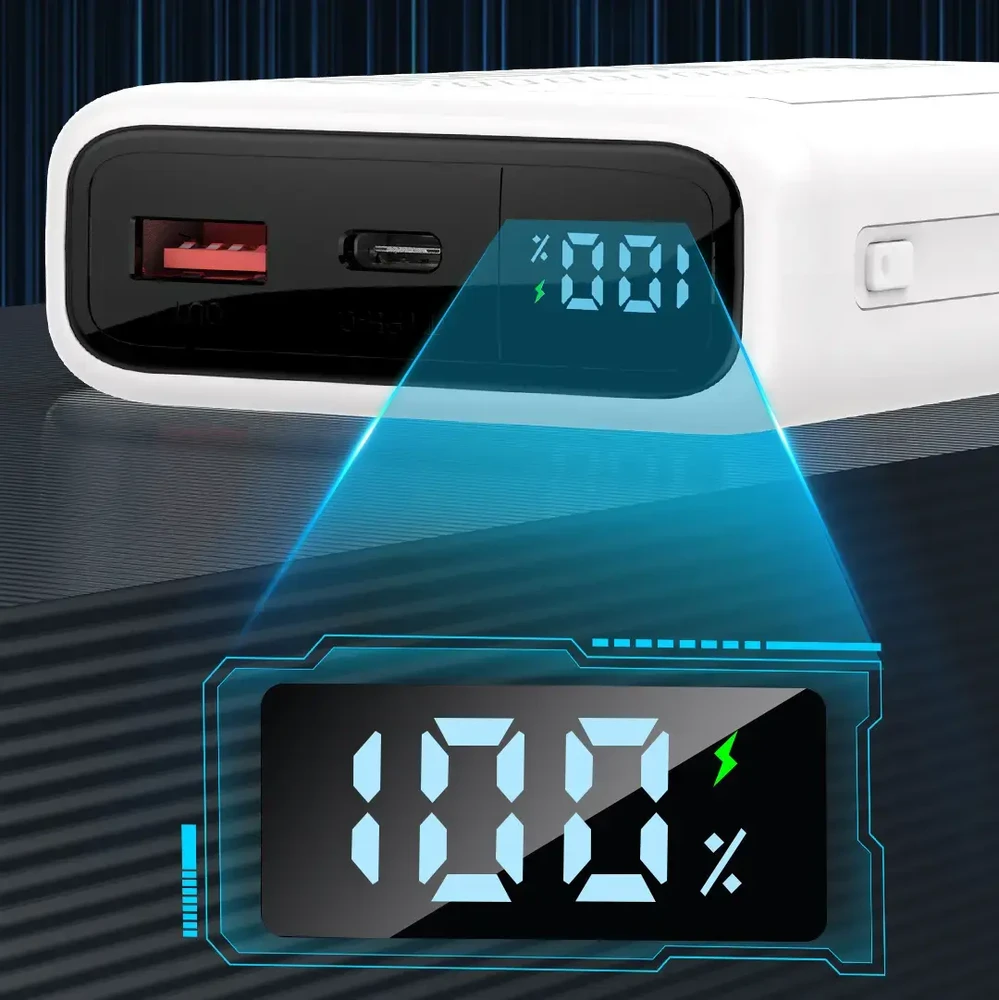 SENDEM PH82 maitinimo blokas 20000 mAh | 2.4A | LED | Balta