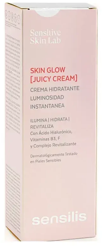 Sensilis Skin Glow Juicy Moisturizing Kreminis, 50 ml