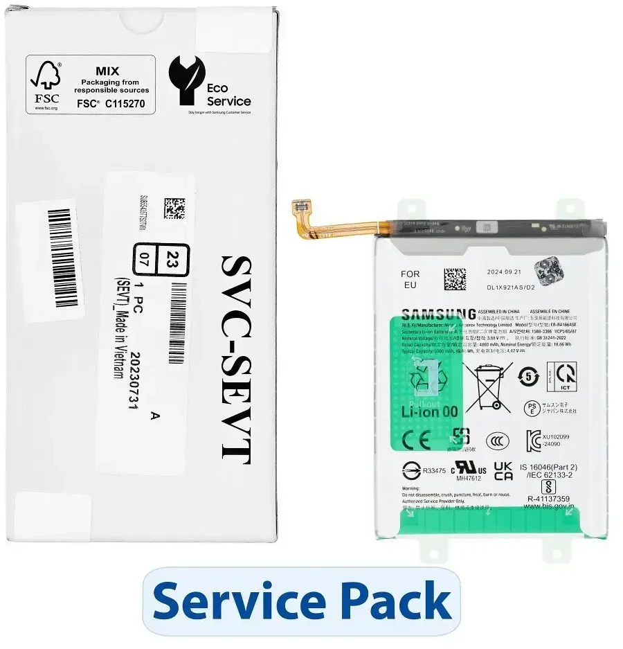 „Samsung A26 5G A266B GH82-37053A“ EB-BA166ASE baterijos aptarnavimo paketas