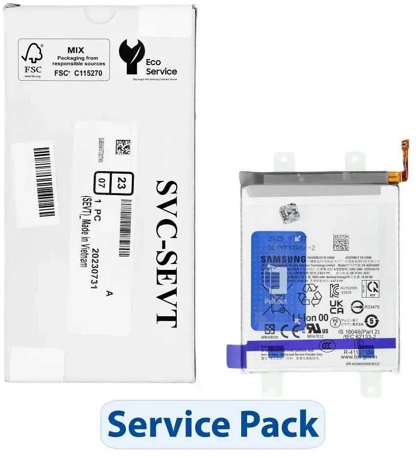„Samsung S24 Ultra S928B GH82-33387A“ baterijos aptarnavimo paketas EB-BS928ABY