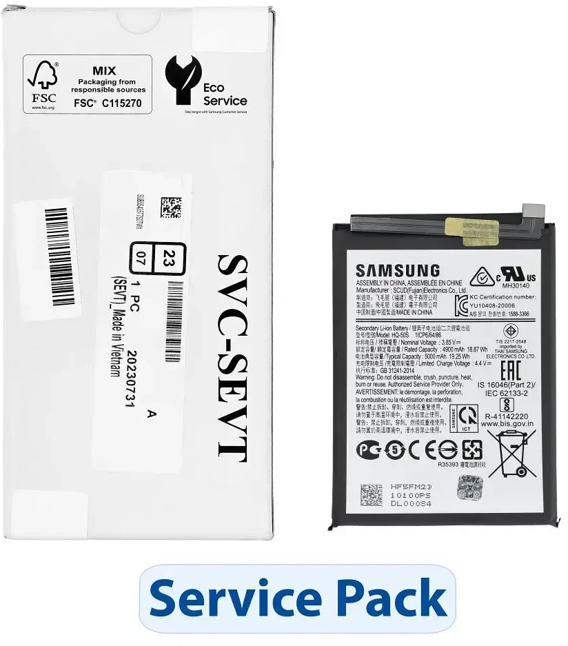 „Service Pack Bateria HQ-50S“ arba „SAMSUNG A02S/A03S GH81-20119A“
