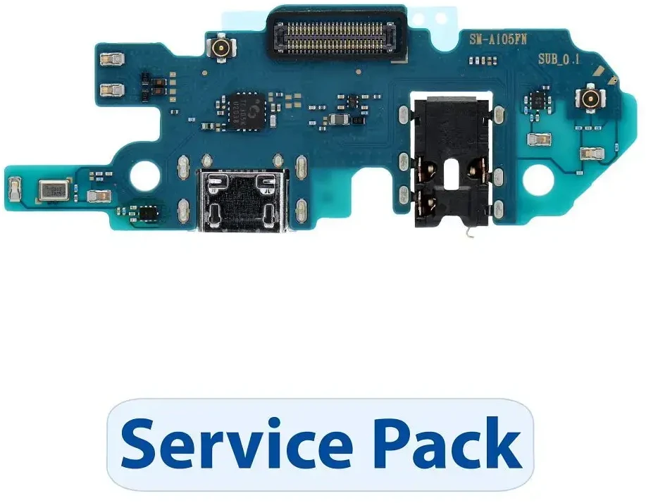 „ServicePack“ USB įkrovimo plokštė SAMSUNG A10 A105FN GH96-12719A