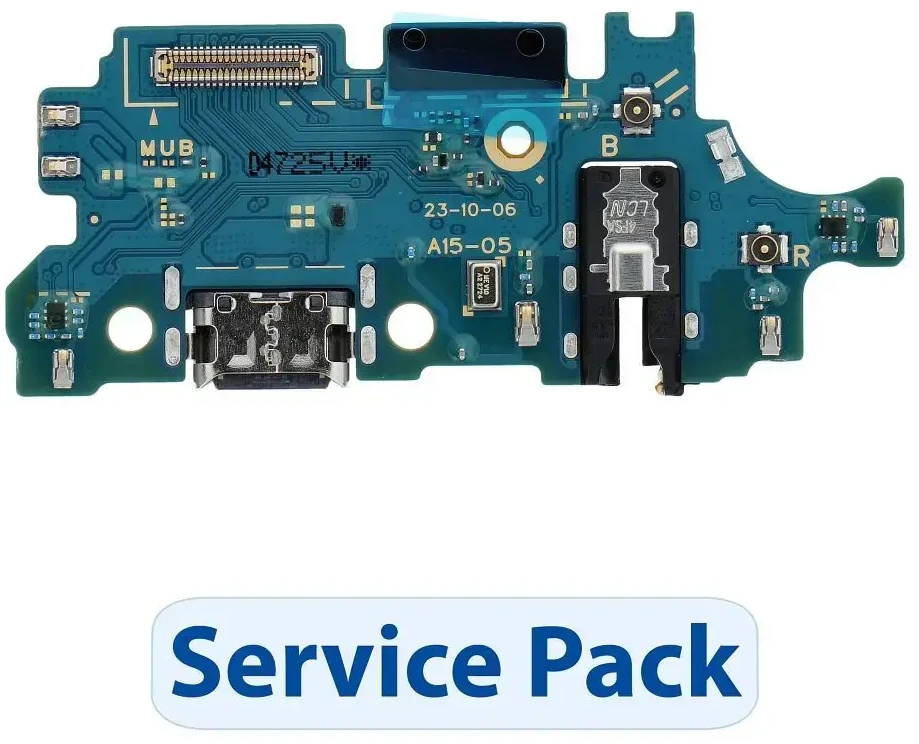 „ServicePack“ USB įkrovimo plokštė SAMSUNG A15 4G/5G A155F/A156B GH96-16630A