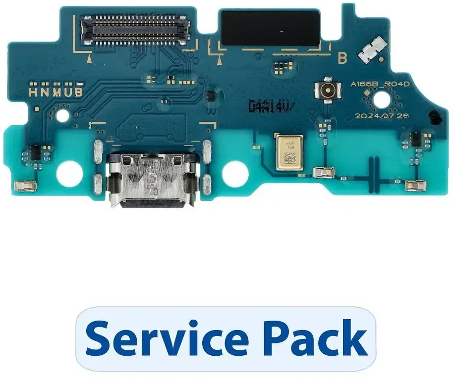 „ServicePack“ USB įkrovimo plokštė SAMSUNG A16 A166B GH96-18449A