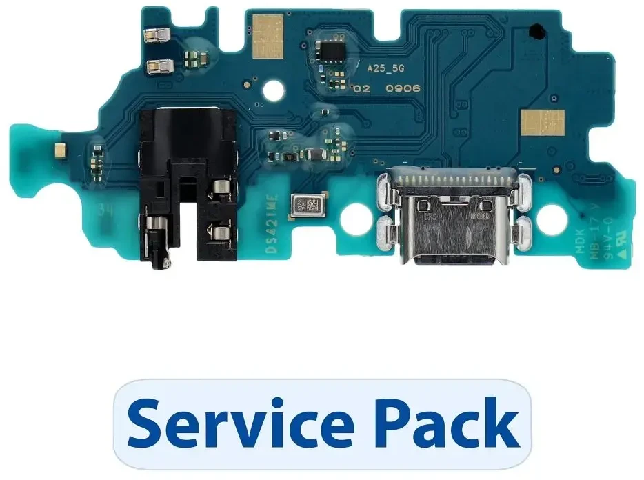 „ServicePack“ USB įkrovimo plokštė SAMSUNG A25 5G A256B GH96-16227A