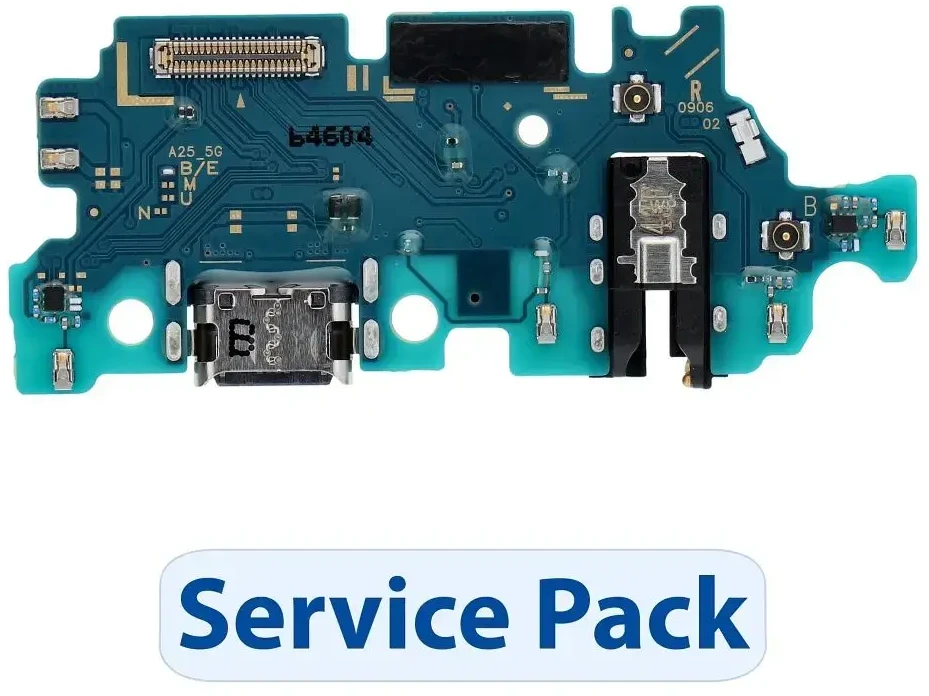 „ServicePack“ USB įkrovimo plokštė SAMSUNG A25 5G A256B GH96-16227A