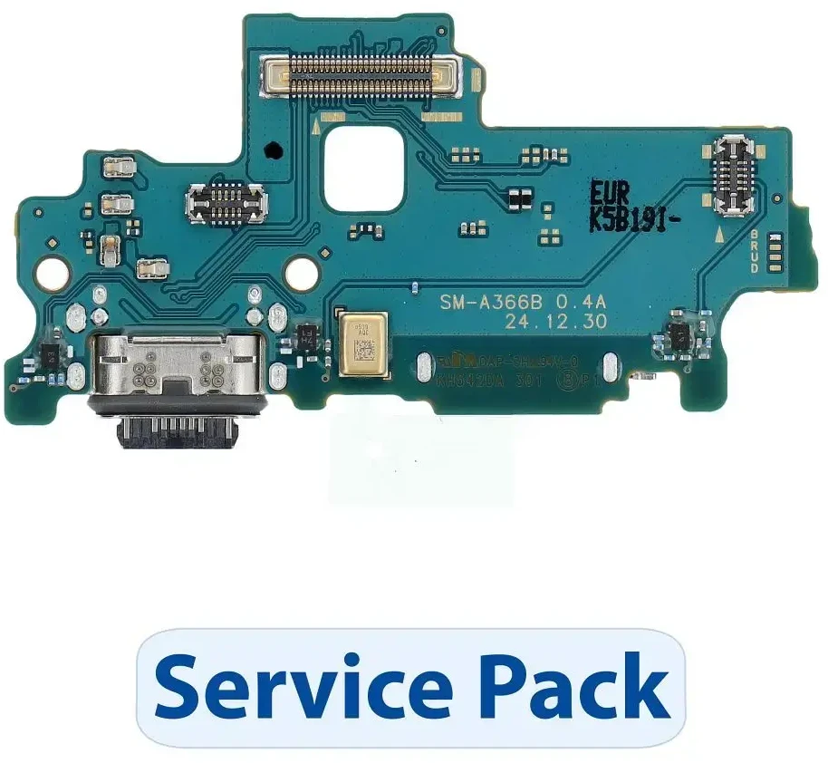 „ServicePack“ USB įkrovimo plokštė SAMSUNG A36 5G A366B GH96-19348A