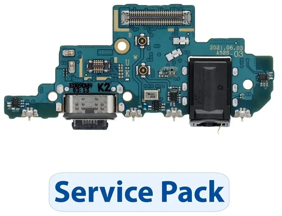 „ServicePack“ USB įkrovimo plokštė SAMSUNG A52S A528B (K2 versija) GH96-14860A