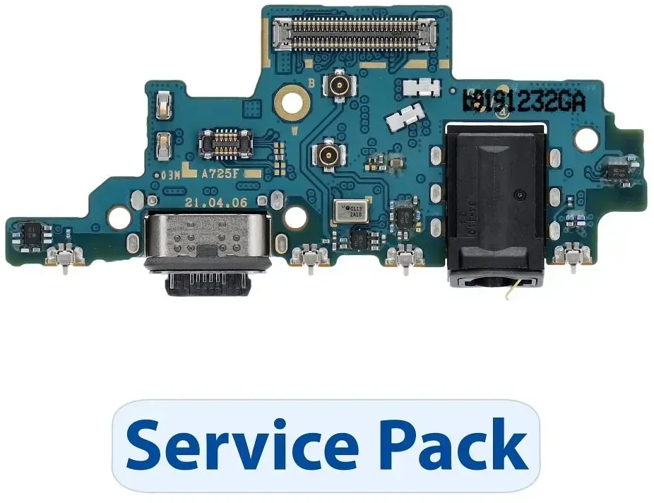 „ServicePack“ USB įkrovimo plokštė SAMSUNG A72 A725F GH96-14128A