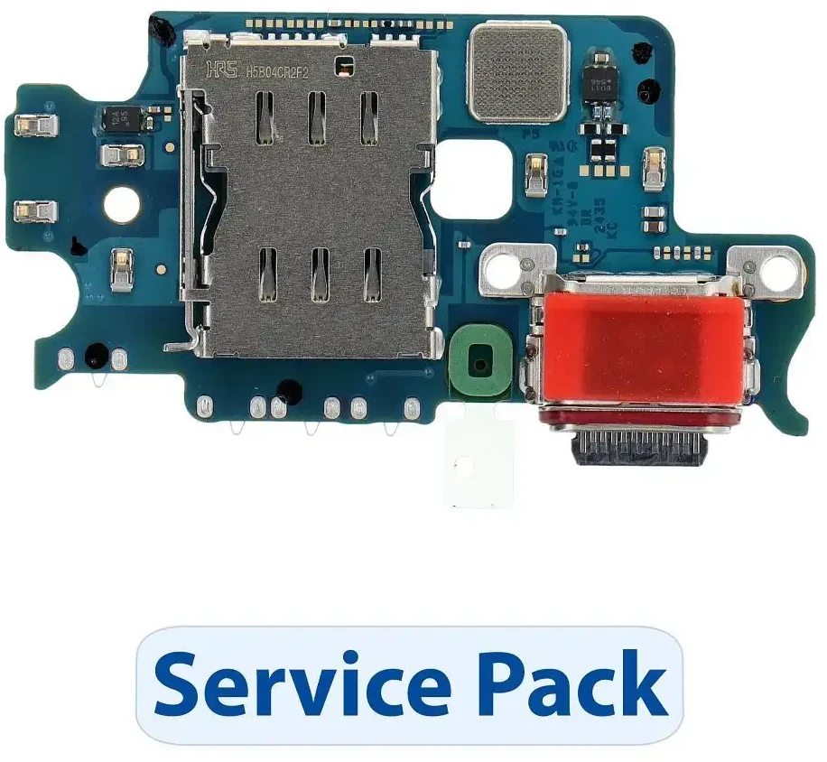 „ServicePack“ USB įkrovimo plokštė SAMSUNG S23 S911B GH96-15629A