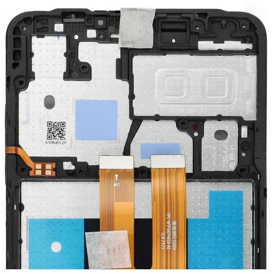 „ServicePack“ LCD ekranas, skirtas SAMSUNG A06 A065 GH81-26440A juodas
