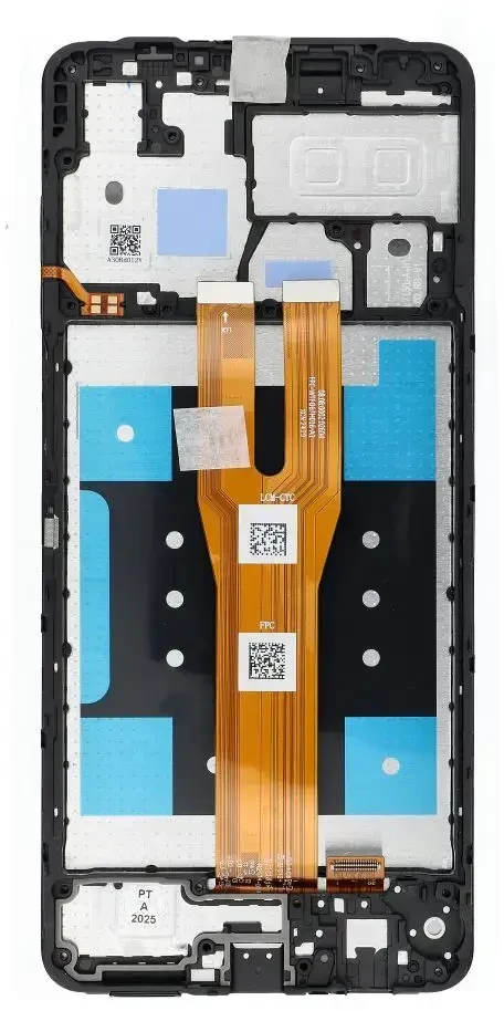 „ServicePack“ LCD ekranas, skirtas SAMSUNG A06 A065 GH81-26440A juodas