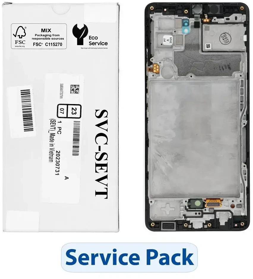 „ServicePack“ LCD ekranas, skirtas SAMSUNG A42 A426 GH82-24375A