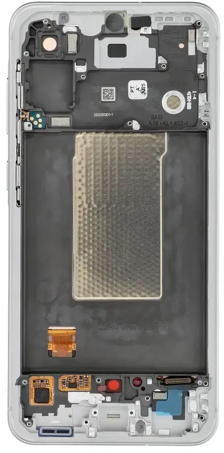 „ServicePack“ LCD ekranas, skirtas „SAMSUNG A56 5G A566B“, pilkas GH82-36829B