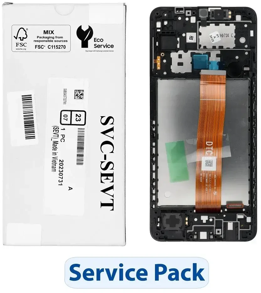 „ServicePack“ LCD ekranas SAMSUNG A12 A125F GH82-24490A
