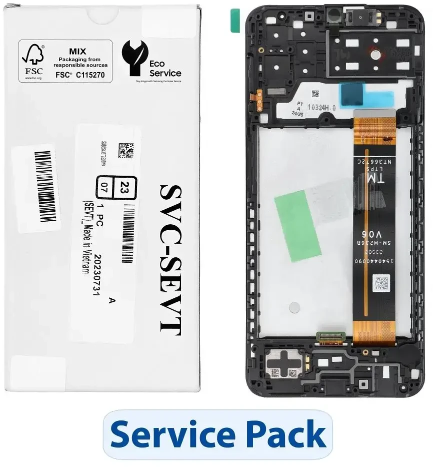 „ServicePack“ LCD ekranas SAMSUNG A13 A135F GH82-28653A