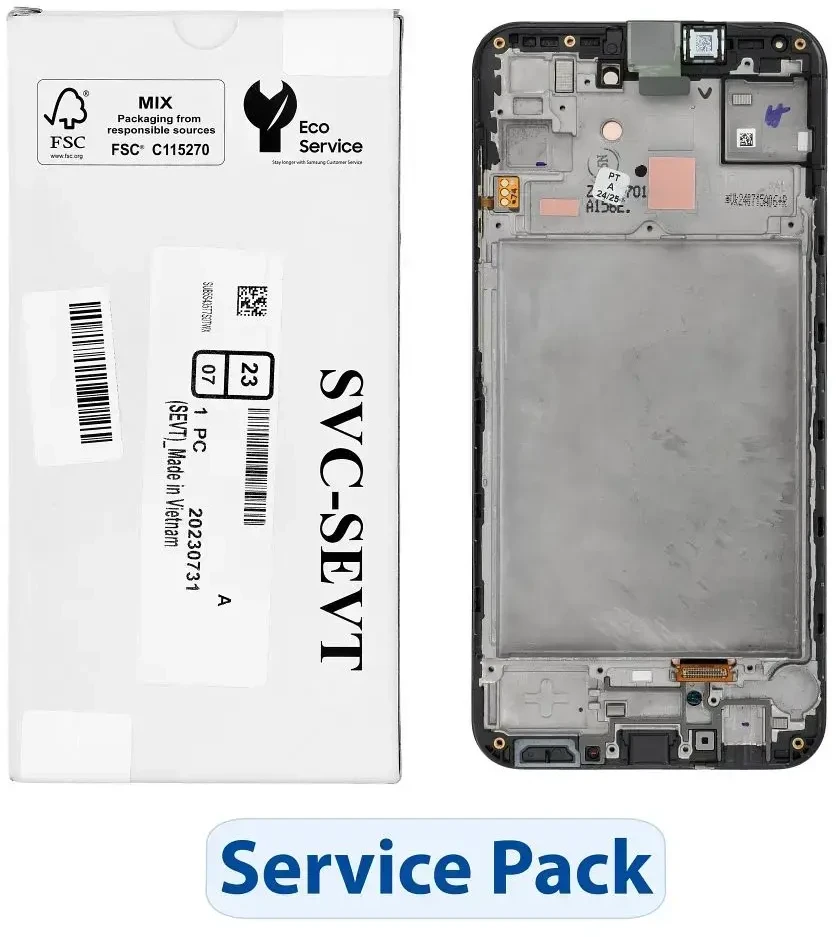 „ServicePack“ LCD ekranas SAMSUNG A15 4G/5G A155/A156 GH82-33637A