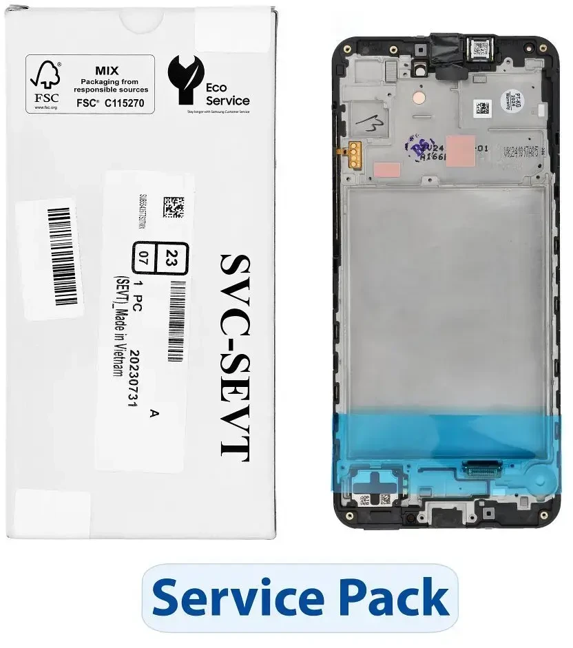 „ServicePack“ LCD ekranas SAMSUNG A16 A166B GH82-36143A