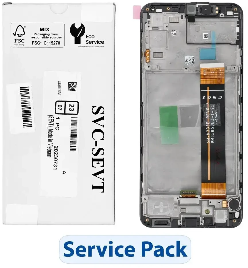 „ServicePack“ LCD ekranas SAMSUNG A23 4G A235F GH82-28563A