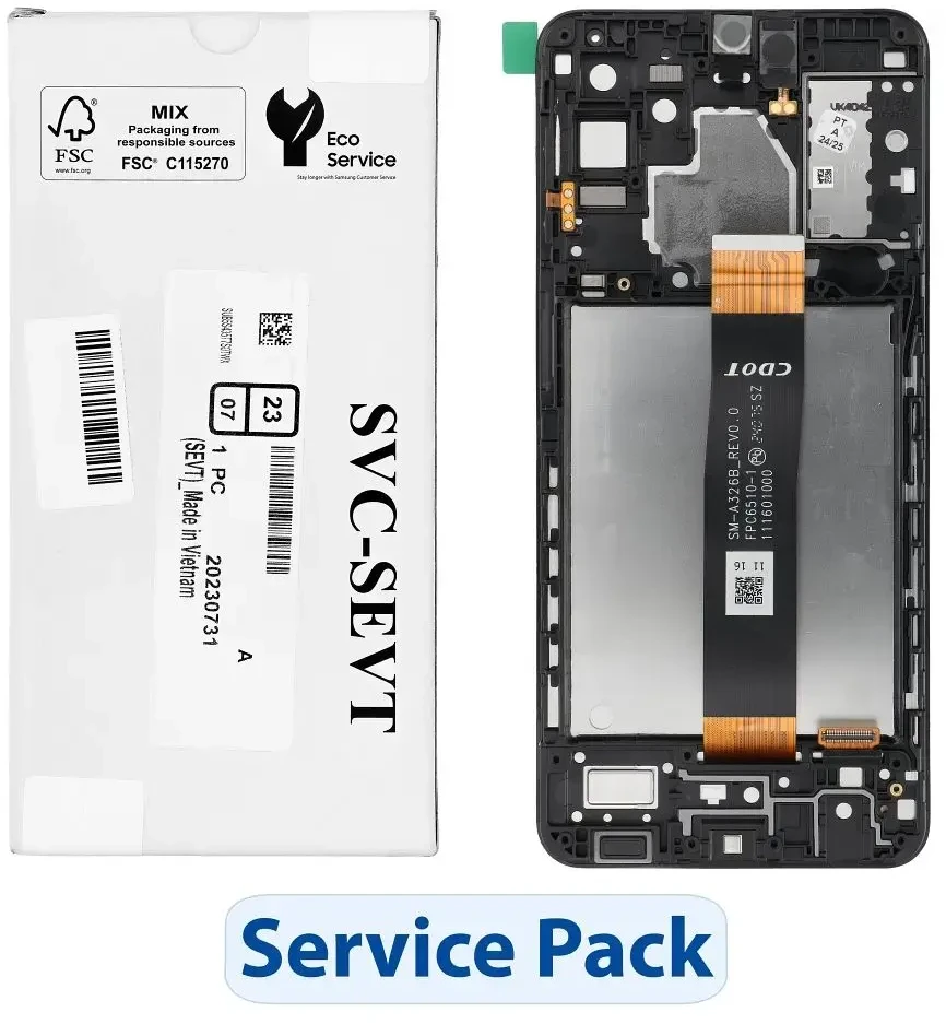 „ServicePack“ LCD ekranas SAMSUNG A32 5G A326B GH82-25121A