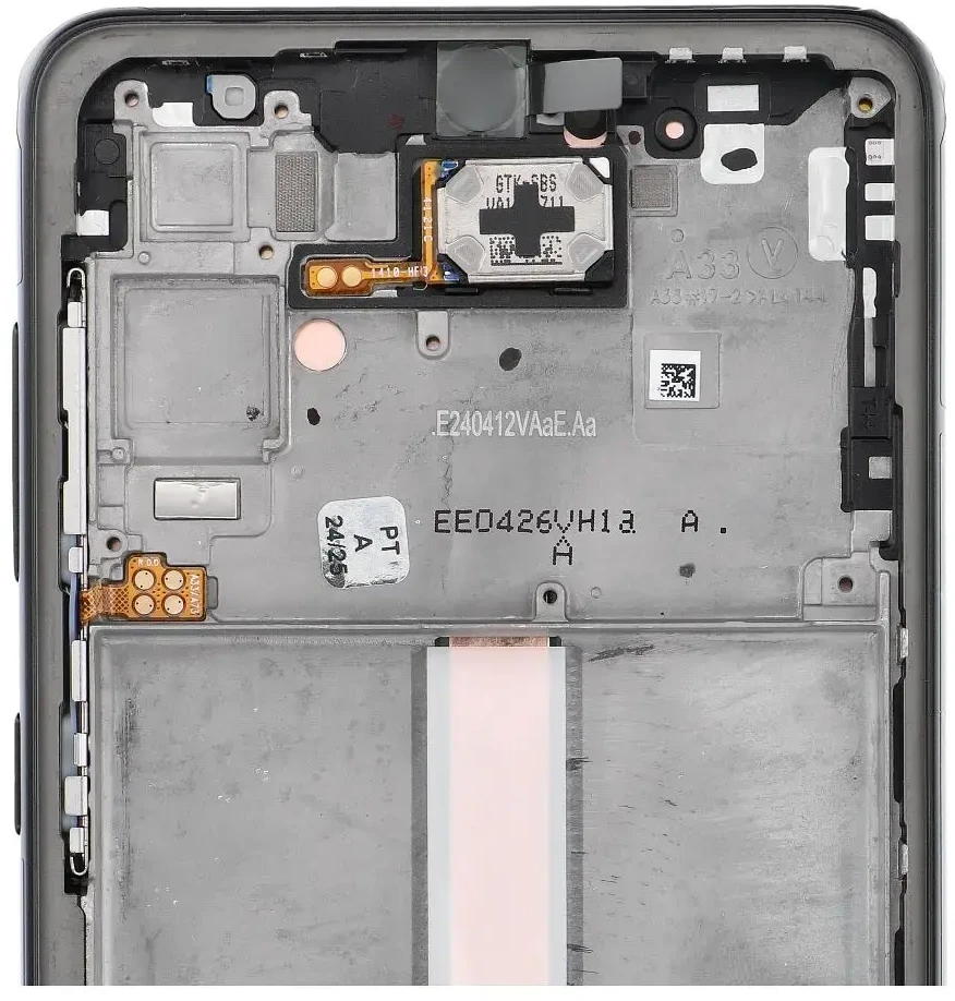 „ServicePack“ LCD ekranas SAMSUNG A33 5G A336B GH82-28143A juodas