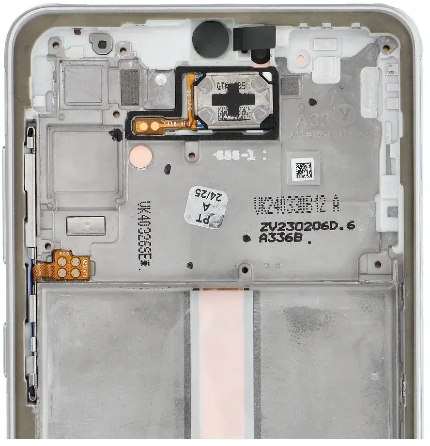 „ServicePack“ LCD ekranas SAMSUNG A33 5G A336B GH82-28143B baltas